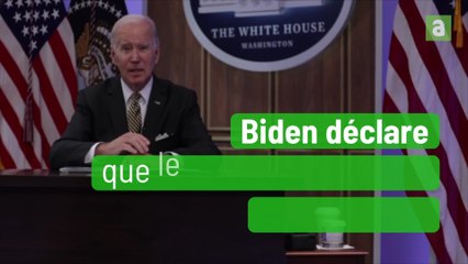 Biden déclare que le soutien à l'Ukraine "ne faiblira jamais"
