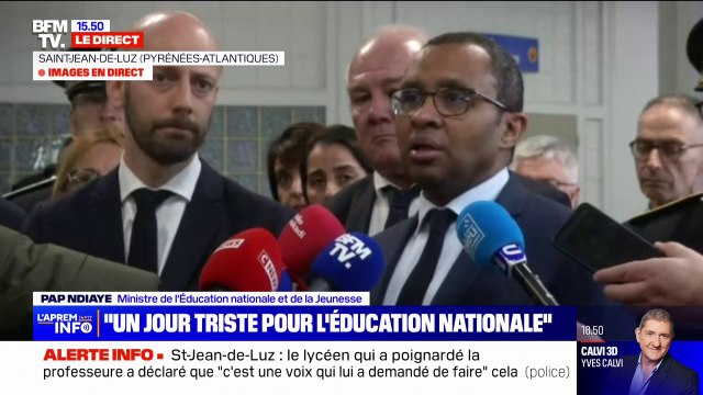 Enseignante tuée à Saint-Jean-de-Luz: Les 90 élèves et les professeurs sont pris en charge par une cellule psychologique annonce Pap Ndiaye