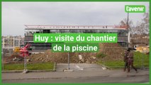 Visite de chantier de la piscine de Huy