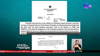 Kaso tungkol sa umano'y ill-gotten wealth ng pamilya Marcos, ibinasura ng Sandiganbayan | SONA