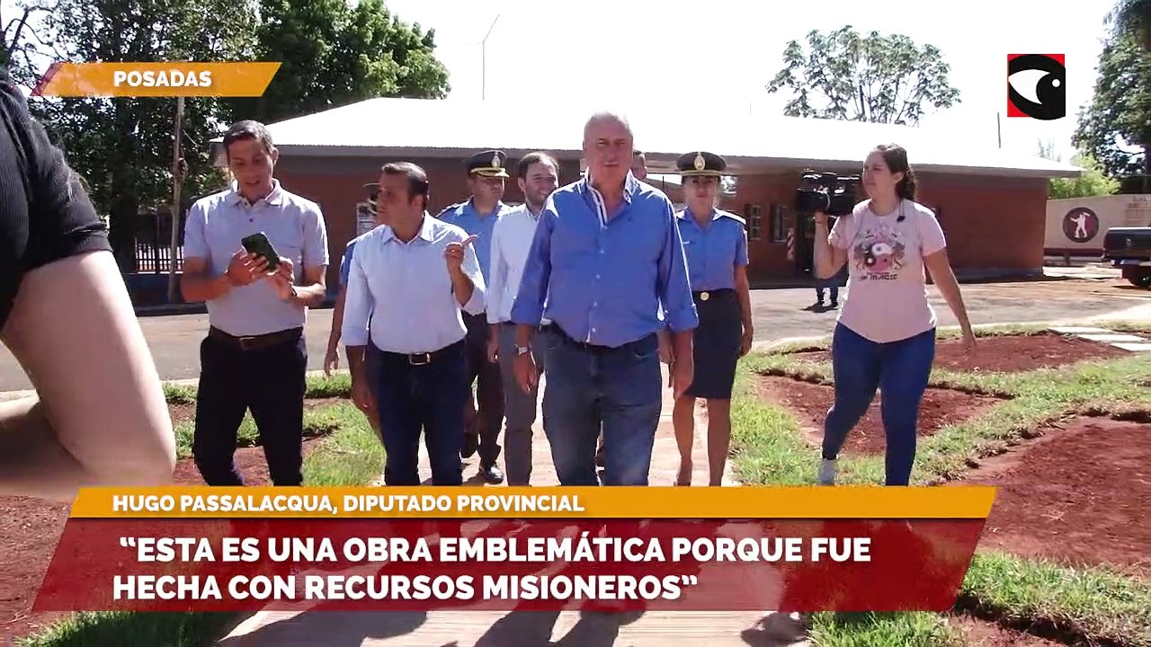 Passalacqua afirmó que la obra en la Universidad del Servicio Penitenciario, “fue hecha con recursos misioneros”