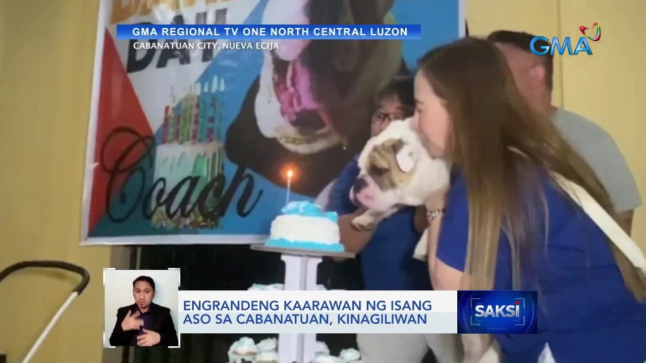Engrandeng kaarawan ng isang aso sa Cabanatuan, kinagiliwan | Saksi