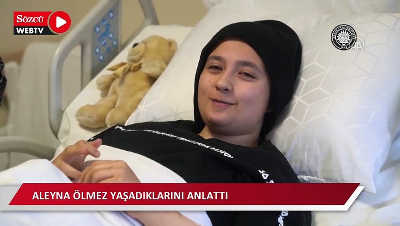 Depremin 248'inci saatinde enkazdan kurtarılan Aleyna Ölmez yaşadıklarını anlattı