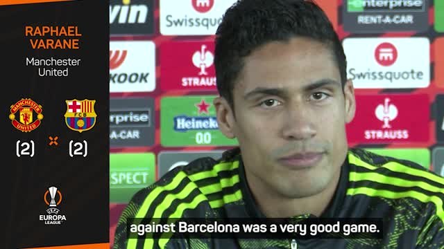 United are ready for Barcelona challenge - Varane