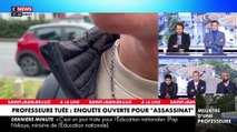 Meurtre d'une prof ce matin à St-Jean-de-Luz - Un élève présent lors de l’agression raconte sur CNews