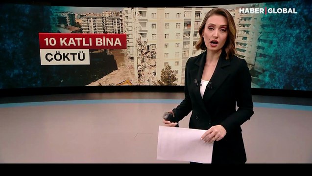 Diyarbakır'da kontrollü yıkımda 10 katlı bina böyle çöktü