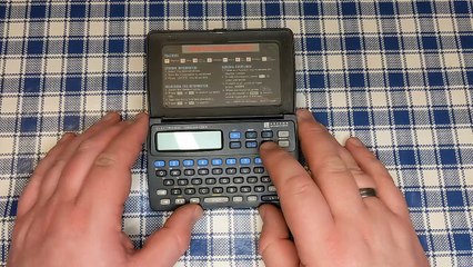 Old Tech Revival | Oregon Scientific DB-133 Electronic Organizer.