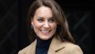 Kate Middleton Paired a Classic Camel Coat With Muted Navy Blue Separates