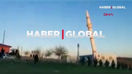 Diyarbakır'da Kahramanmaraş'taki depremlerden etkilenen 3 caminin minaresi yıkıldı