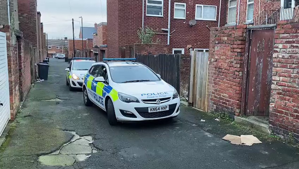 Bewick Street blast aftermath