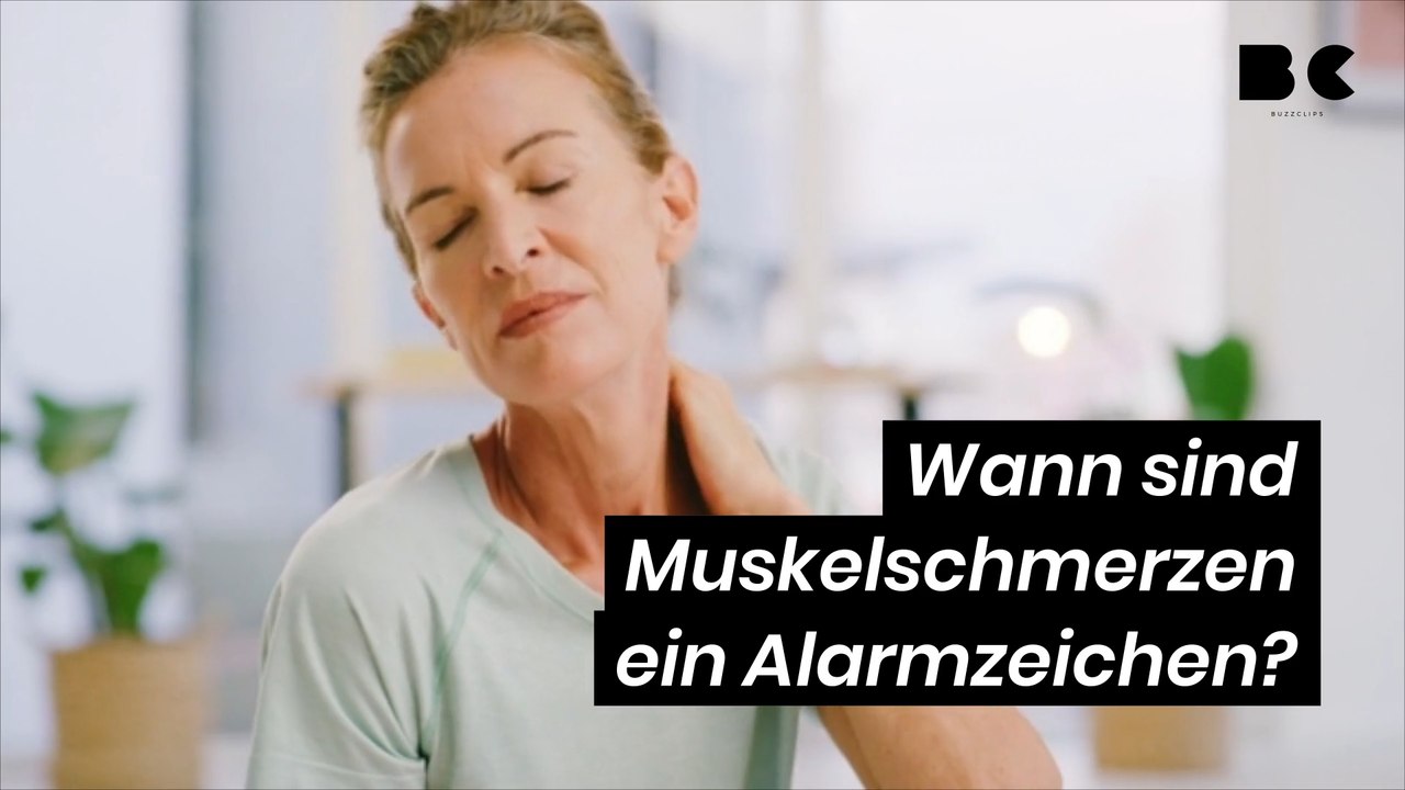 Wann sind Muskelschmerzen ein Alarmzeichen?