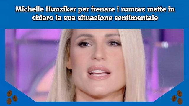 Michelle Hunziker per frenare i rumors mette in chiaro la sua situazione sentimentale