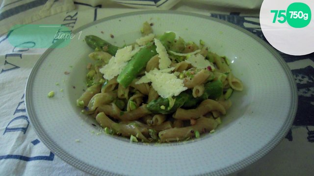 Pates à la crème d'asperge et d'avocat