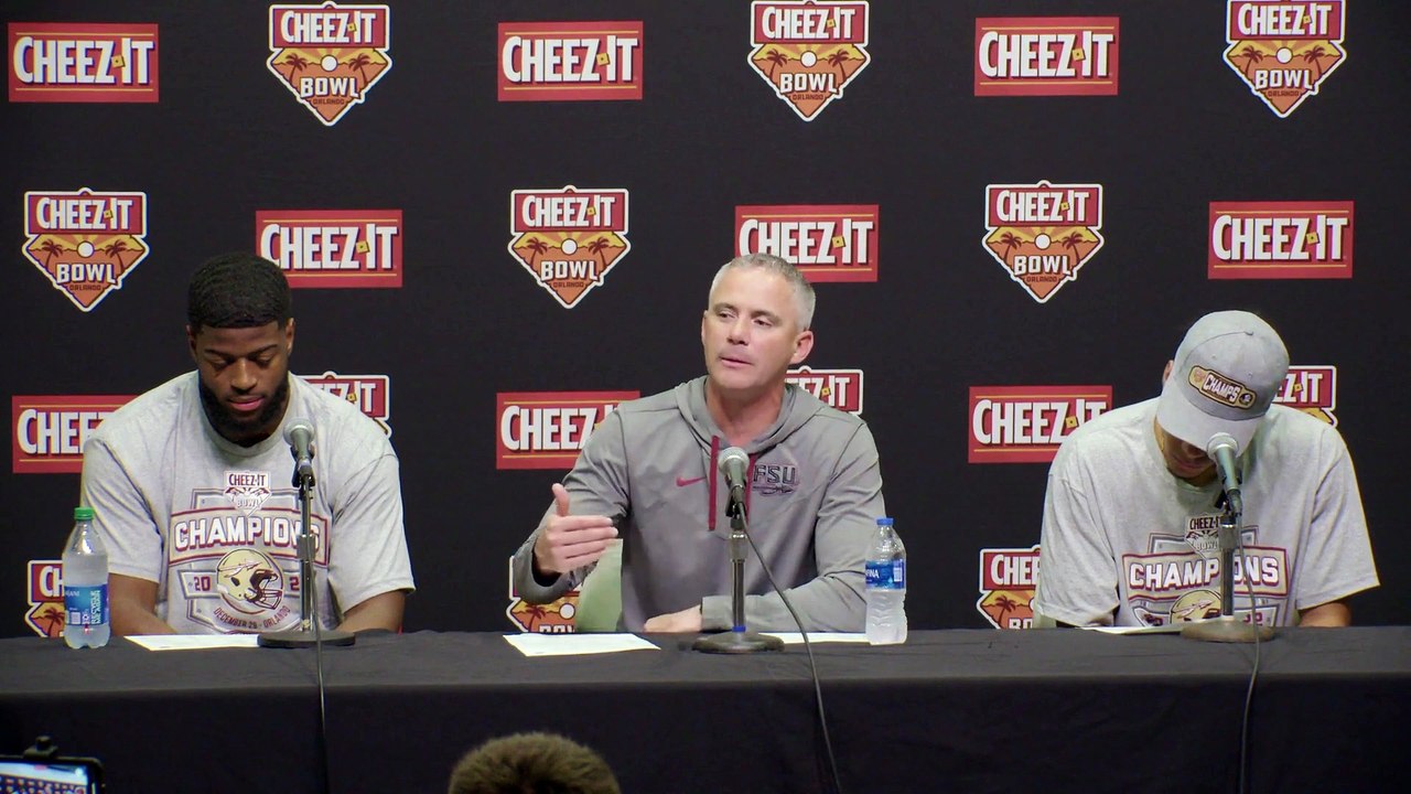 Mike Norvell, players speak after Florida State's CheezIt Bowl victory