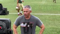 Mike Norvell recaps first fall camp practice in Doak