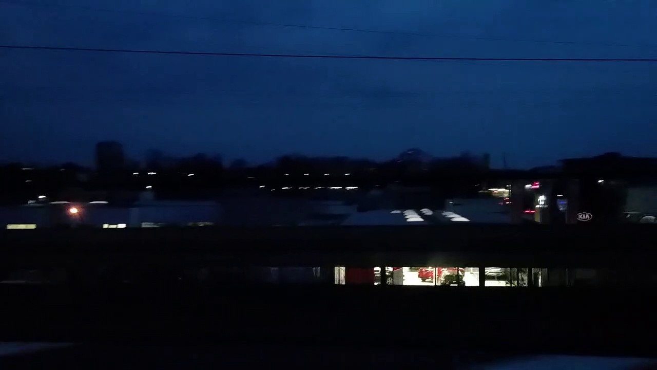 Autobahn bei Nacht
