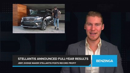 Jeep, Dodge maker Stellantis Posts Record Profit