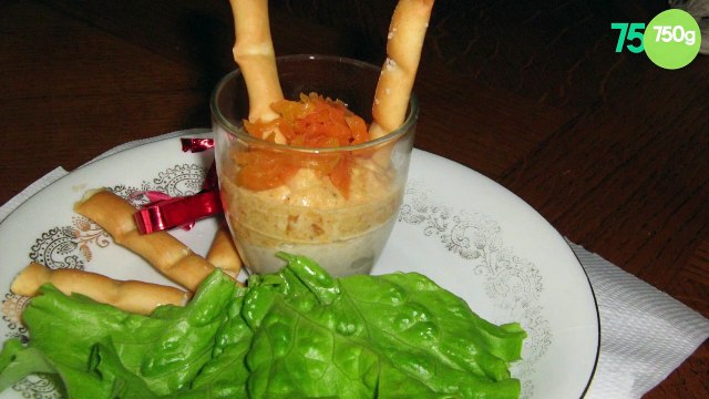 Verrines crabe-carotte légéres