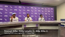WATCH! Emanuel Miller on TCU's Bounce-Back Performance Against Kansas State.