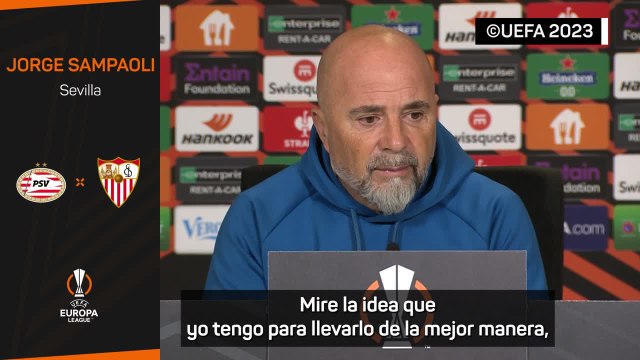 Rueda de prensa de Sampaoli previa al partido ante el PSV