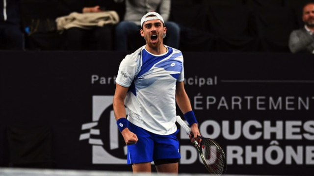 ATP - Marseille 2023 - Benjamin Bonzi : Moi, je suis complètement Marseillais... ça fait trois ans que je suis là !