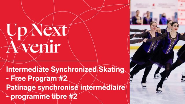 PATINAGE SYNCHRONISÉ INTERMÉDIAIRE PROGRAMME LIBRE #2CHAMPIONNATS NATIONAUX NOVICES 2023 / COUPE PATINAGE CANADA 2023