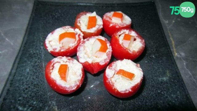 Tomates cerises farcies gourmandes