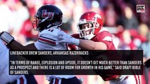 Raiders NFL Draft Prospect  LB Drew Sanders  Arkansas