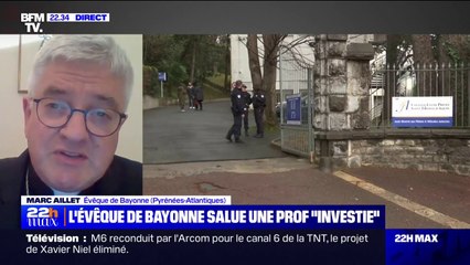 Enseignante poignardée: "J'ai vu une communauté éducative très rassemblée" déclare l'évêque de Bayonne