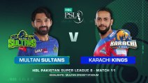 Full Highlights _ Multan Sultans vs Karachi Kings _ Match 11 _ HBL PSL 8 _ MI2T(480P)