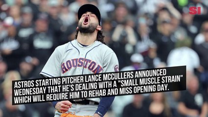 Astros’ Lance McCullers Jr. to Miss Start of MLB Season With Muscle Strain
