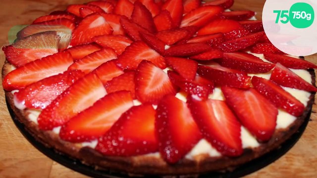 Tarte aux fraises et au sirop de vanille