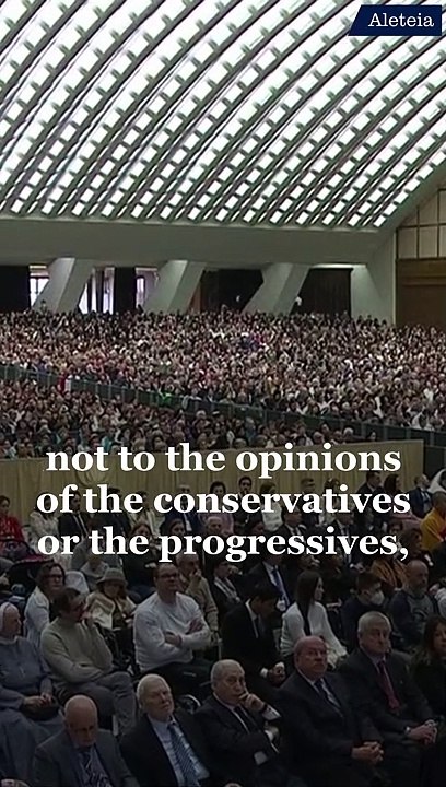 Pope Francis reminds us that the Gospel is not...