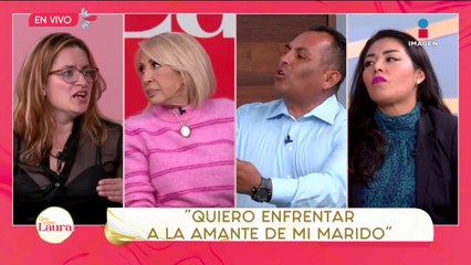 ‘¡Es un bombón! Lía le presenta su amante a su esposo’ | Que pase Laura