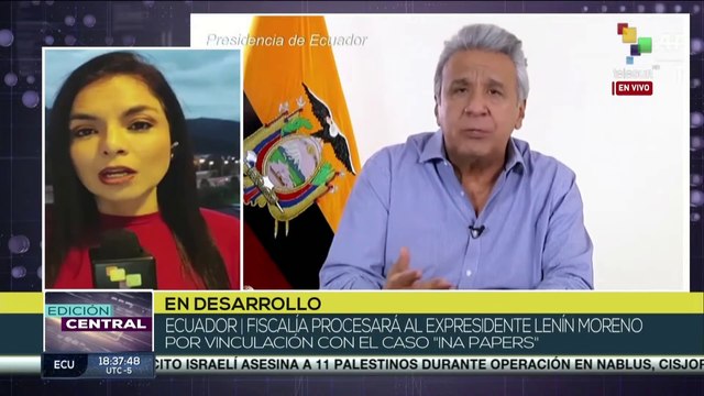 Fiscalía de Ecuador procesará al expresidente Lenin Moreno por vinculación con el caso Ina Papers