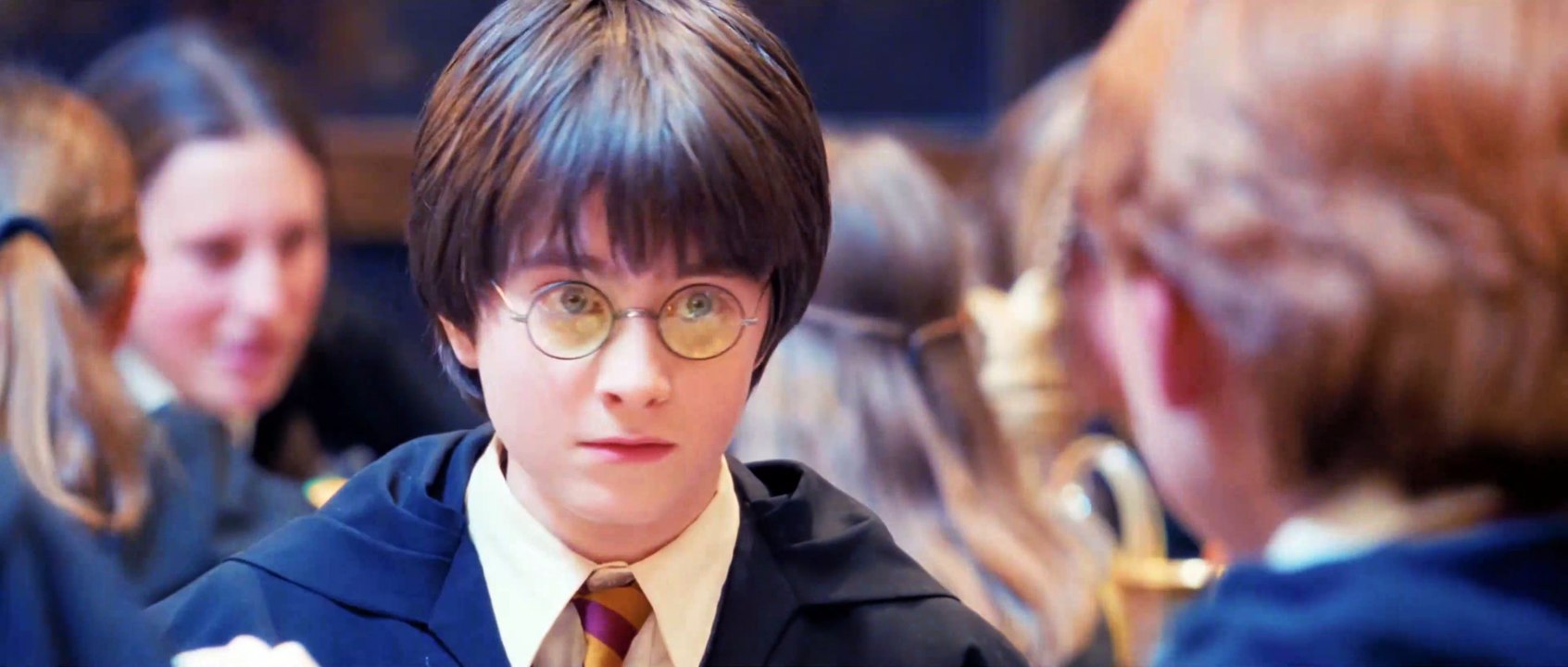 Harry Potter Troll in the dungeon but Harry and Ron have book accurate eye colors