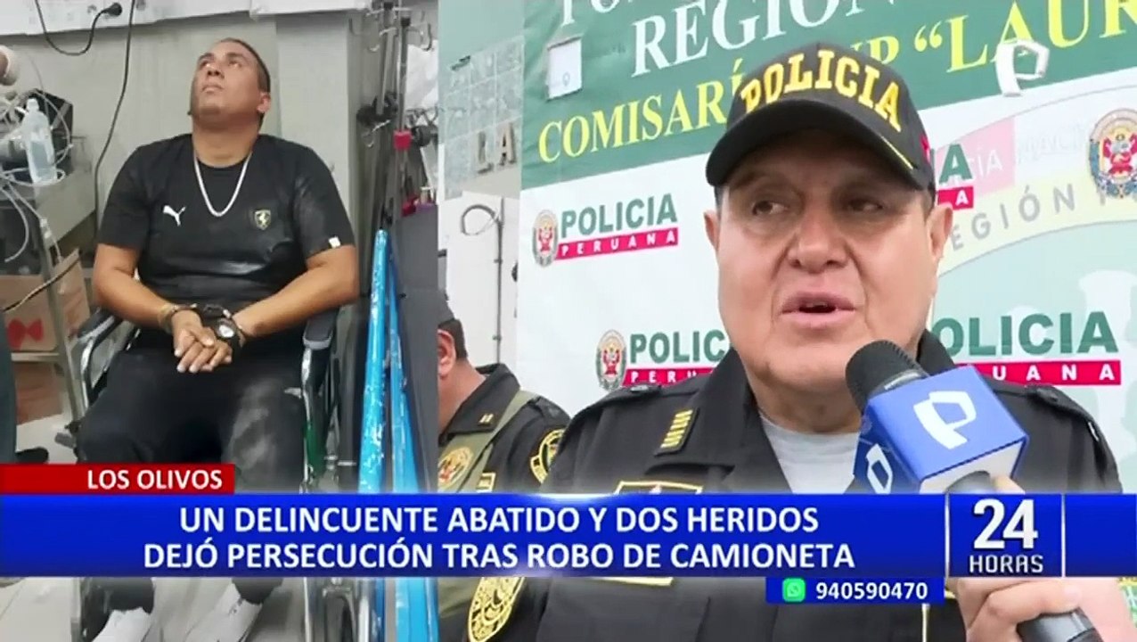 Los Olivos: delincuente muere al enfrentarse a balazos con la policía