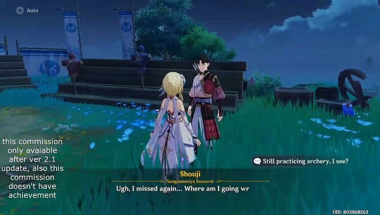 Genshin Impact | Archery Demonstration (Commission Quest) Guide