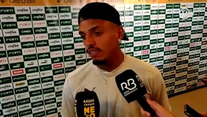 Tải video: Gabriel Menino exalta parceria com Zé Rafael, e comemora boa fase no Palmeiras