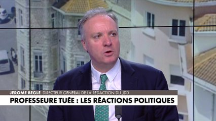 Download Video: L'édito de Jérôme Béglé : «Professeure tuée : les réactions politiques»