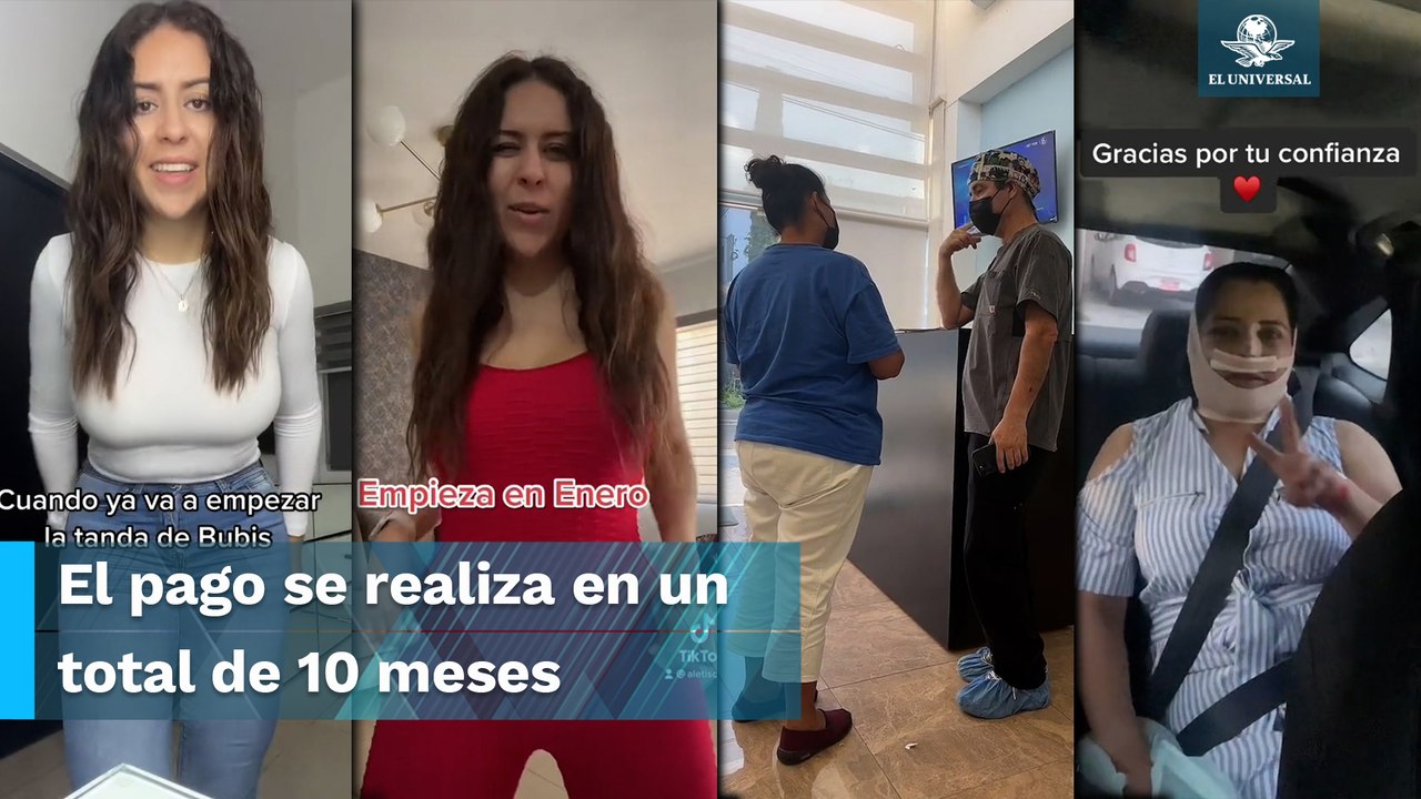 Joven mexicana emprende tanda para cirugías estéticas y es un éxito en TikTok