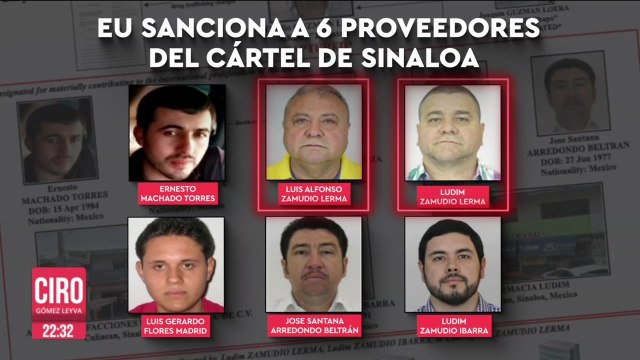 EU sanciona a seis proveedores mexicanos del Cártel de Sinaloa
