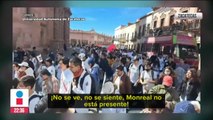Estudiantes protestaron en Zacatecas para exigir mayor seguridad