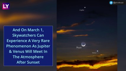 Moon Meets Jupiter And Venus To Put Up A Dazzling Celestial Show In The Sky