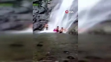 Şelale keyfi korkunç bitti! Aynı aileden 1 ölü, 4 de yaralı var