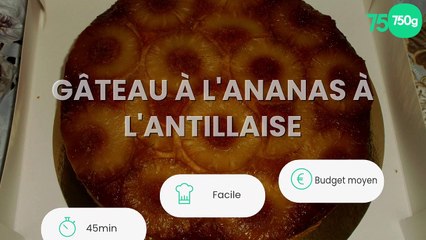 Gâteau à l'ananas à l'antillaise