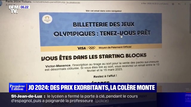 JO 2024: après l'ouverture de la billetterie et des prix jugés exorbitants, la colère monte