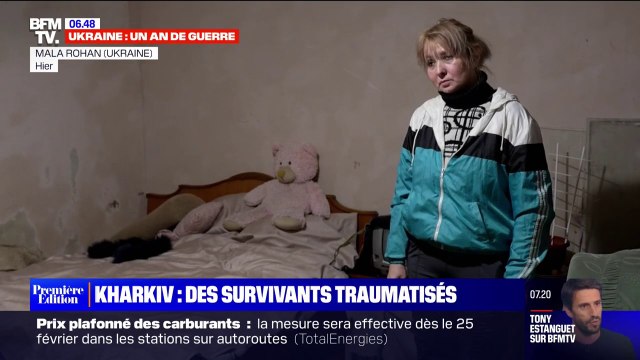 Je fais des cauchemars, je crie la nuit : à Kharkiv, des survivants traumatisés un an après le début de la guerre en Ukraine