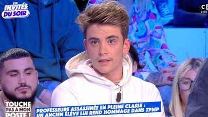 “C’était une prof passionnée, celle qu’on voulait avoir” : l’hommage bouleversant d’un ancien élève de la professeure tuée dans TPMP