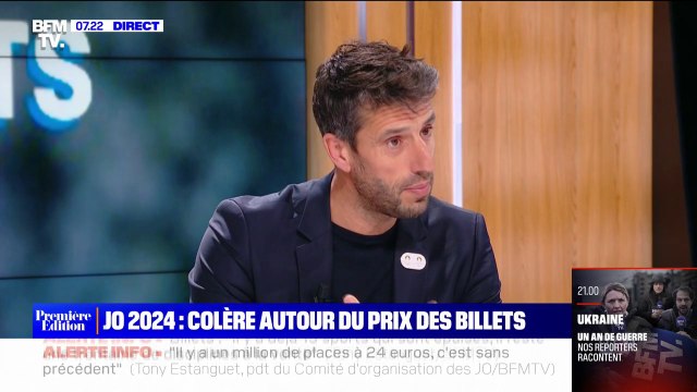Tony Estanguet: La première phase de vente pour la cérémonie d'ouverture des JO 2024 sera à partir du 15 mars